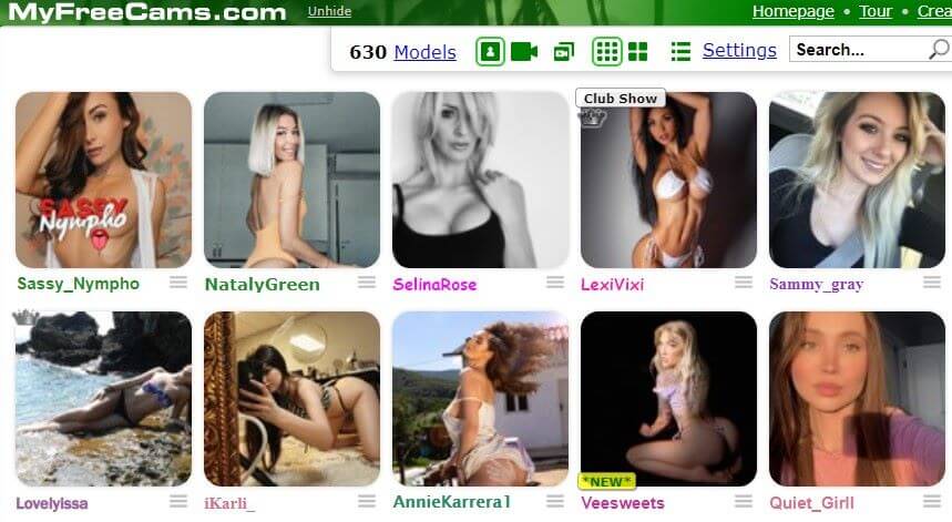 MyFreeCams With Cam Girls